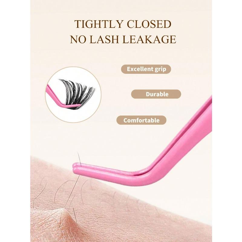 1 Stück Mehrfarbiger Falsche Wimpern Applikator Mit Kamm & Pinzette, Augenbrauen & Wimpern Klemme, Praktisch Zum Anbringen Von Falsche Wimpern