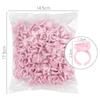 Heart 100Pcs/Bag Disposable Eyelash Extension Glue Holder Blooming Cup Tattoo Lash Glue Ring Plastic Colorful Eyelash