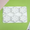 6-cavity Six Petals Flower Silicone Mold Mousse Cake Decorating Baking Tool