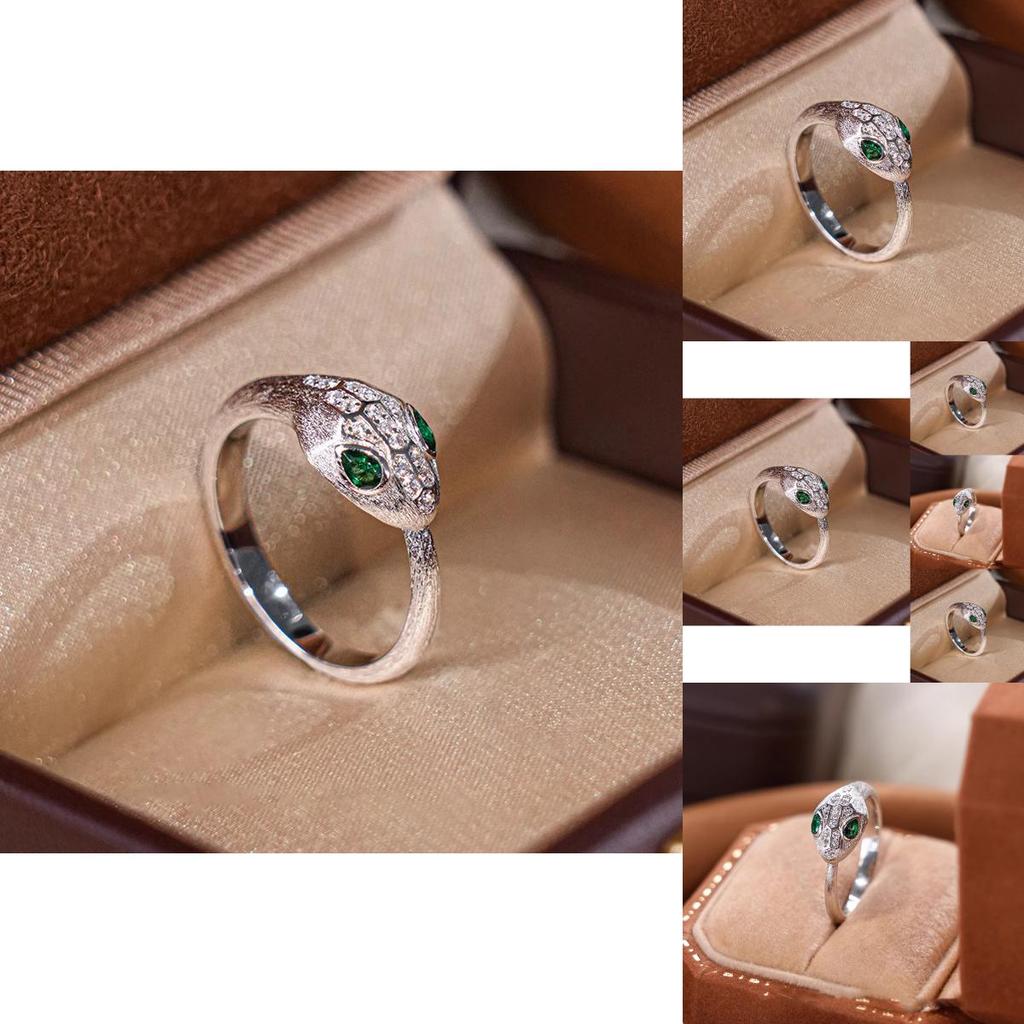 Fashionable Animal Inspired Adjustable Snake Ring For Women Premium Quality Copper Jewelry