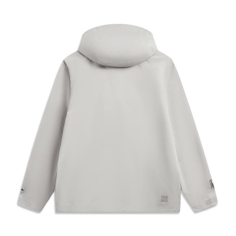 Li Ning Outdoor CF Tracing Single Layer Windbreaker Jacket Unisex Cooking Smoke Gray AEMW007-7