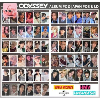 RIIZE 1. album ODYSSEY FOTOKARTA ALBUMU JAPAN POB LOTO