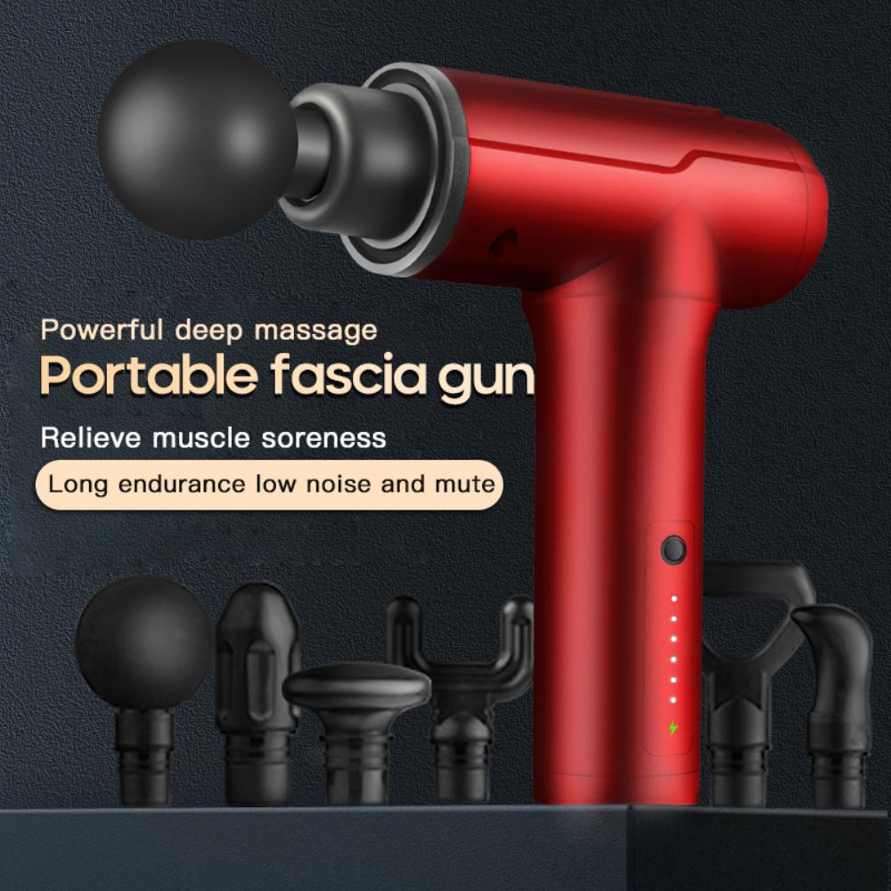 Booster Muscle Massage Gun Electric Neck Fascial Gun For Body Massager Relaxation Fitness Pain Relief Antistress
