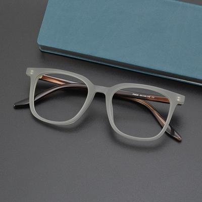 Vintage Frosted Square Optical Glasses Frame Simple Trendy Unisex Eyeglasses for Women Men Literary Retro Matte Eyewear