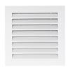 10x10 Inch Vent Cover Fixed Louver Aluminum Alloy Ceiling Sidewall Air Supply Register for Kitchen Bathroom Office