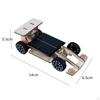 Solar Race Car Toy Building Kits Assembly Crafts Wooden Vehicle Model Experiment Project 3D