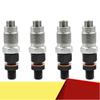 4-delat Bränsleinsprutarmunstycke 6454-53900 Ersättning För Kubota Motor V2203 V2003 V1903 D1703 L4600 L4610 M5400 KX121 KX161-M53K