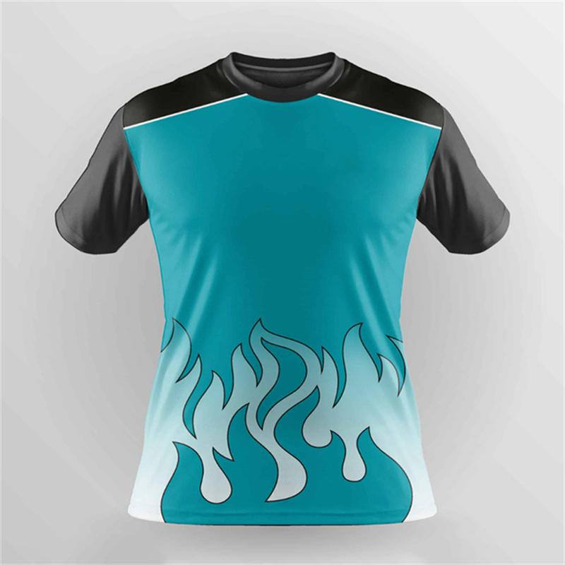 Quick drying badminton sports men's T-shirt fitness running sportswear women's table tennis shirt plus size round neck top