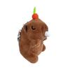 Cute Bubble-blowing Capybara Plush Keychain Soft And Fuzzy Backpack Pendant