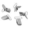 Silver Metal Suspender Braces Pacifier Clips Holder Repair Parts Accessory (25mm)