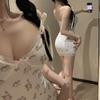 Women Sleepwear Sexy Lingerie Sling Lace Short Dress Ladies Porn Bodysuit Female Underwear Sexy Lace Pajamas Lolita Floral Dress