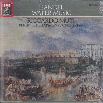 CD RICCARDO MUTI BERLINER PHILHARMONI Handel Ed. Boyling Water Music HCD2017 ANGEL 198 Japan Classical Used