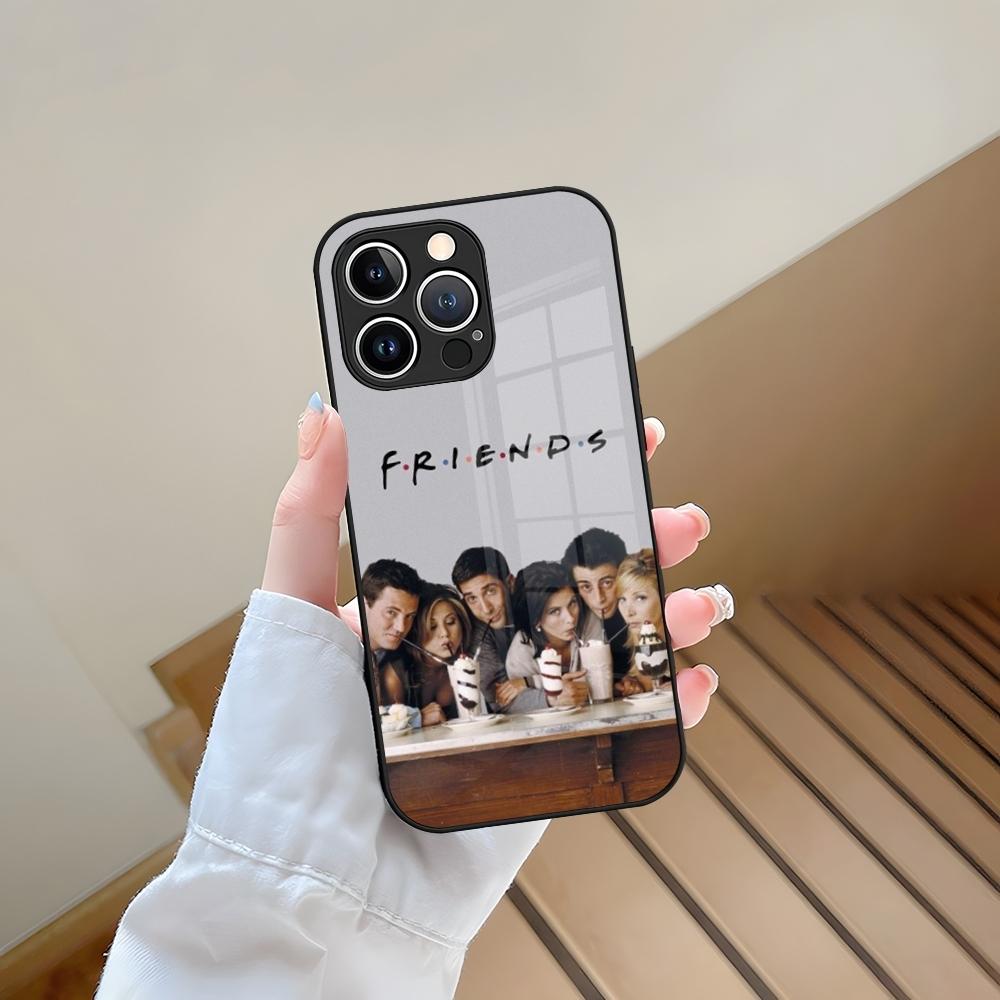 Friends TV Show Phone Case Tempered Glass For IPhone 13 17 15 16 14 12 11 Pro Max Plus Mini XR XS SE2020 Coque