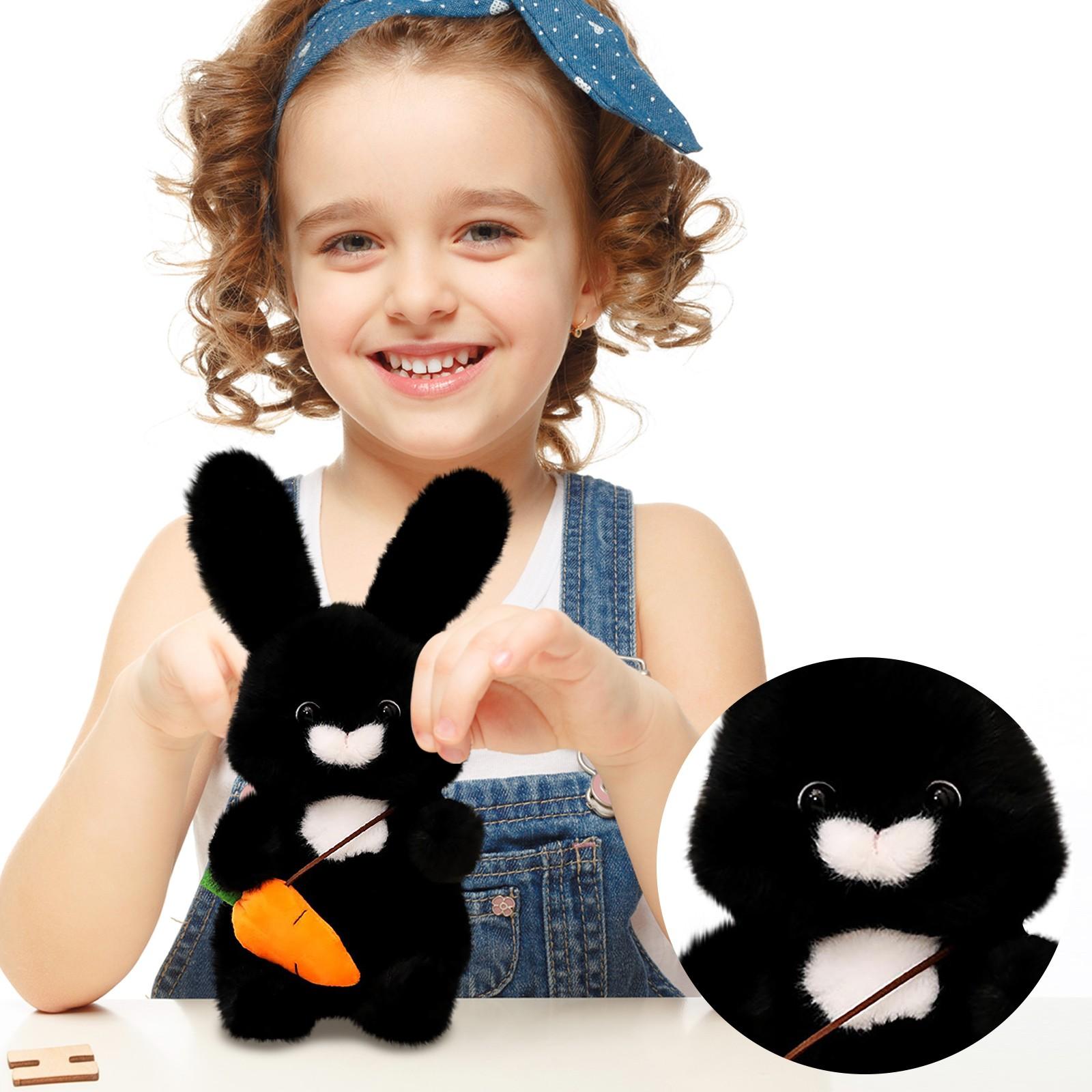 

Мягкая игрушка-морковка Cuddle Baby, милая кукла-симуляция One Size чёрный