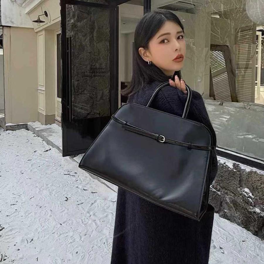 

Оригинальные фабричные женские сумки из натуральной кожи, сумки-тоут большой вместимости, высококлассные сумки на одно плечо, сумки кроссбоди из коровьей кожи 38x18x36 CM