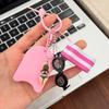 Floatable Swim Keychain Cartoon Style Goggle Pendant Anti-Loss Kickboard Charm  Swimming Pool
