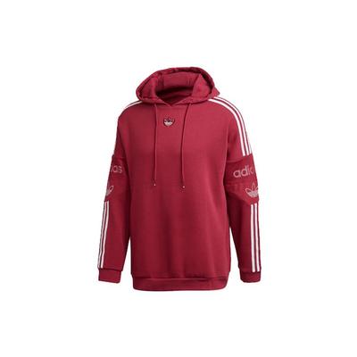 adidas Originals Trefoil TS TRF Fleecegefütterter Hoodie Herren Hoodie Bordeauxrot ED7116