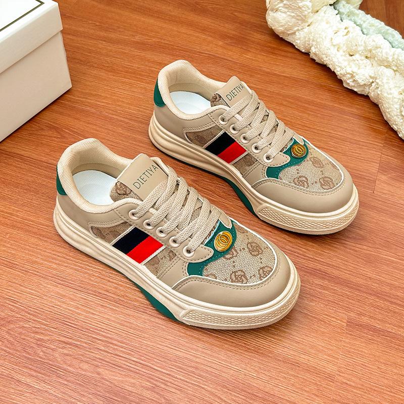 Women's Retro Casual Sneakers Autumn Flat Casual Shoes Comfortable Women's Shoes Outdoor Fashion Shoes