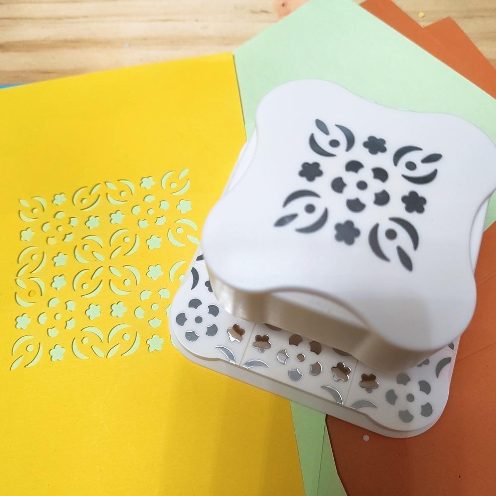 Magnetic Paper Hole Punch Punching Machine Handmade Embossing Device Labor-Saving DIY Decoration Paper Cutter Scrapbooking