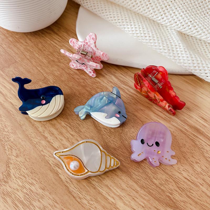 1pc Cute cartoon forehead hair clip for women, new high-end bangs, small grab clip, side clip headband accessory