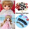 Plastik z oczkami podkładkami Rzemiosło Niedźwiedź Zwierzę Akcesoria Lalka Oczy kryształowe Lalki Narzędzia DIY