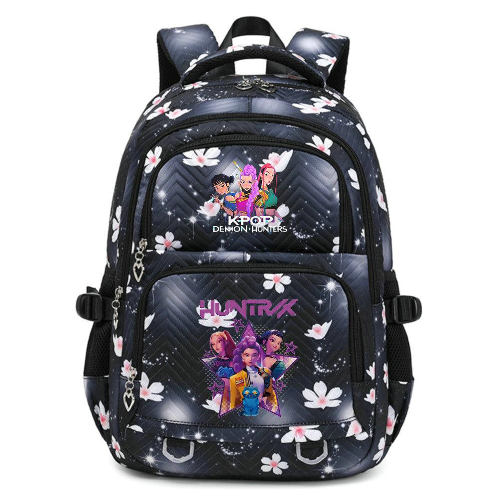 Anime K-Pop Demon Hunters School Backpack Student Teenager BookBag for Boy Girl Women Rucksack Backpack Travel Mochila Escolar