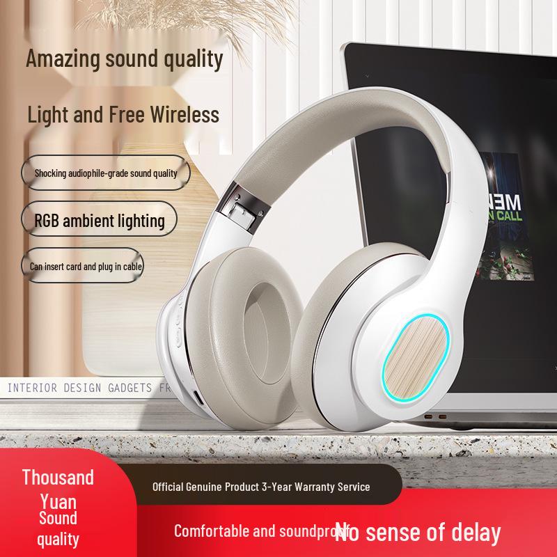 Over-Ear Wireless Bluetooth Headphones with Deep Bass for Sports & Gaming