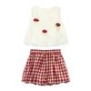 ASK JUNIOR Girls' Summer Sleeveless Top & Shorts Set