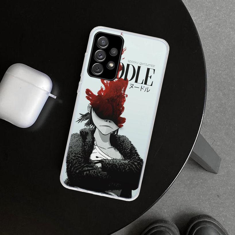Gorillaz Anime Phone Case Cover for Samsung Galaxy A12 A22 A32 A52 A72 A02S A51 A50S A31 A20S A10S Note 20 Ultra 10 Plus Galaxy