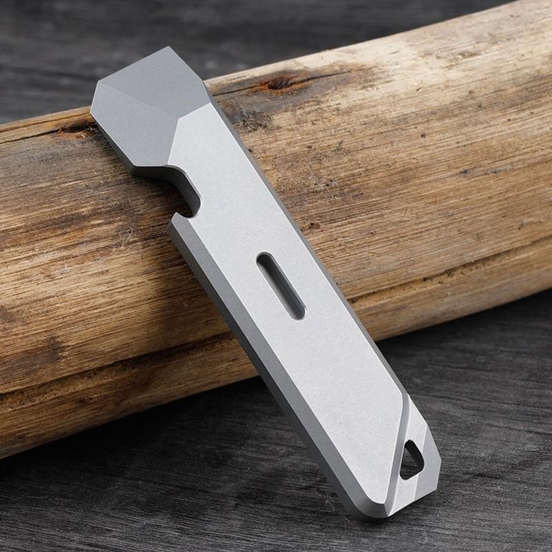 Mini EDC Pry Bar Flat Open Bottle for Crowbar Metal Beer Bottle Opener Outdoor Camping Survival Tools Easy to Carry