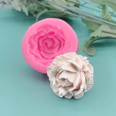 1Pc Rose Stampo in silicone Fai da te Fiore Resina Custodia per telefono Testa Corda Capelli Carta Gioielli Accessori Stampo Torta al cioccolato Stampo in silicone