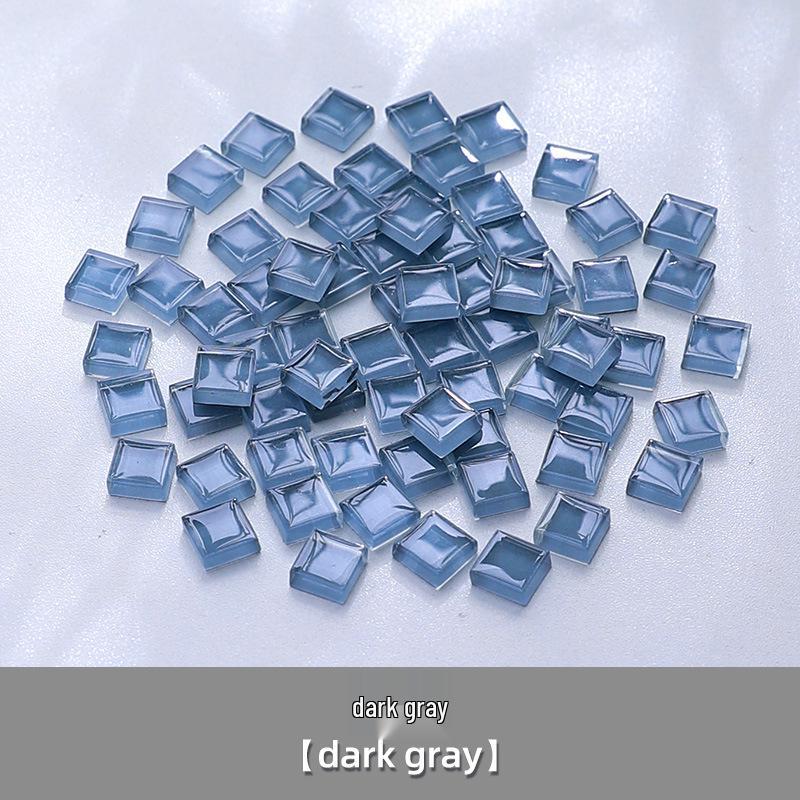 1cm Crystal Glass Colored Stones Mosaic DIY Kit for Kids
