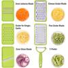 Cheese Grater with Container 5 In 1 Mandoline Slicer Kitchen Vegetable Slicer Cutter Onion Cutter Veggie Julienne Slicer JT574