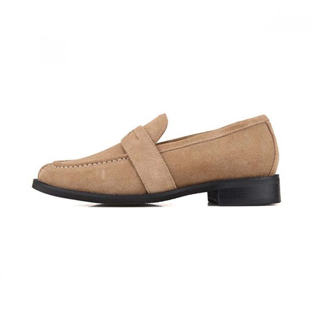 Barbara Leather Slim Basic Daily Loafer 3cm Bbj538