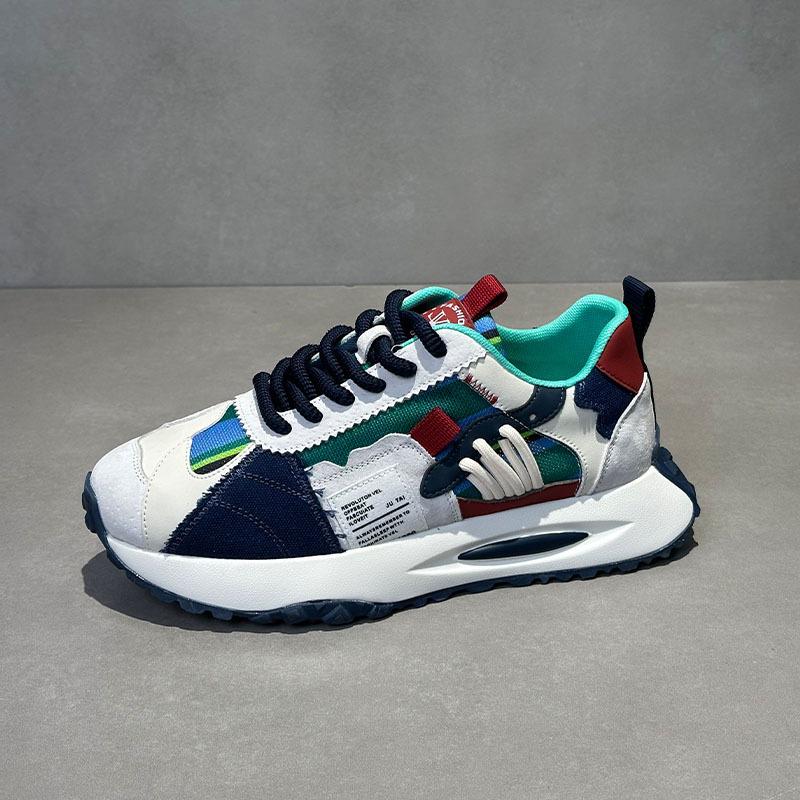 

Trendy brand colored dad shoes men s, new breathable mesh soft sole versatile casual men s shoes dl 43 standard size