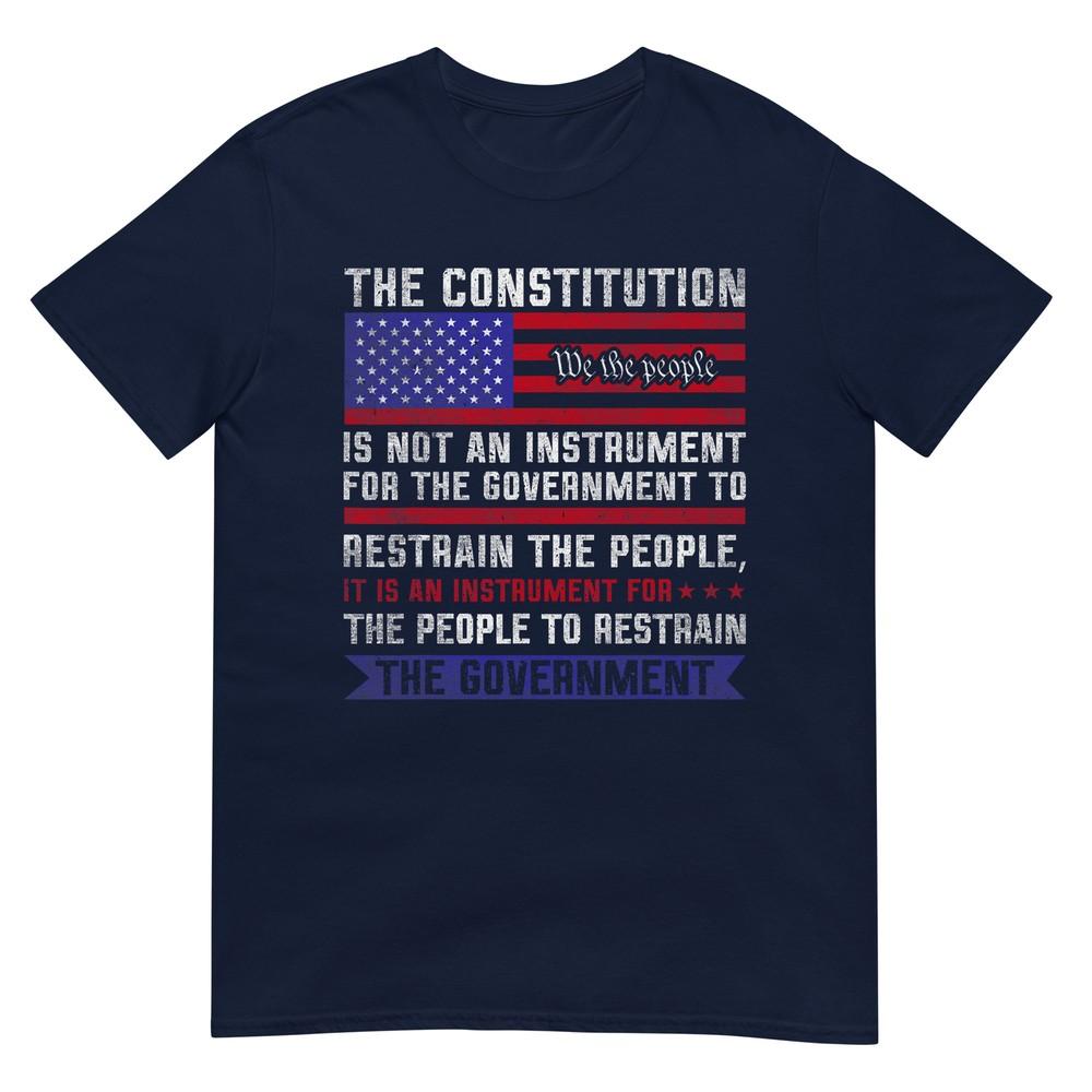 The Constitution Is An Instruunisext Us Patriotic Tshirt S