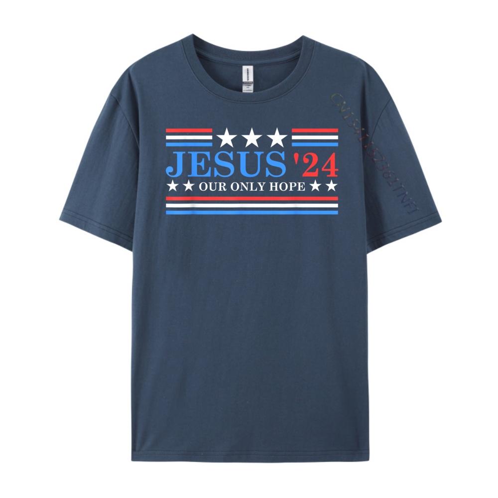 

Jesus Christ 2025 President USA Election Political Parody Shirts Graphic Tee Harajuku Camisetas Hombre Happy New Years 4XL