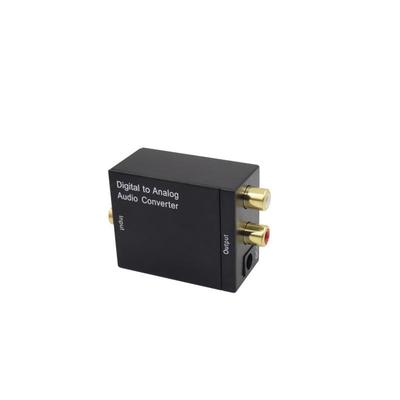 Digital Optical/Coaxial To Analog Audio Converter with Plastic Shell