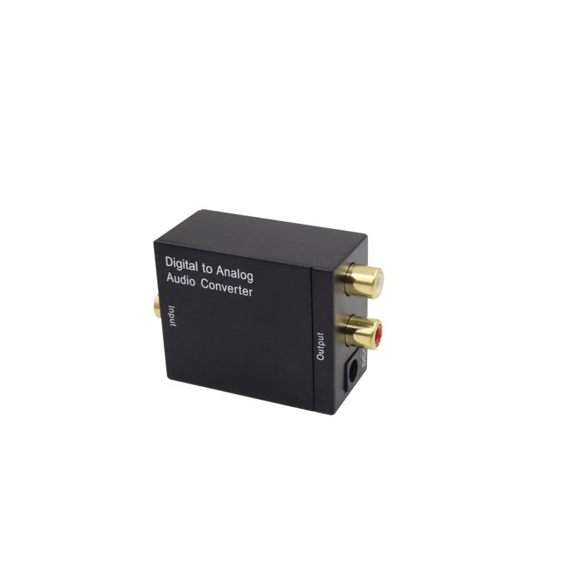 Digital Optical/Coaxial To Analog Audio Converter with Plastic Shell