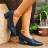 Fashion High Heels Women Shoes Fashion Shallow Heeled Sandals Designer Elegant Woman Shoes 2025 Summer New Trends Dress Sandalias Mujer