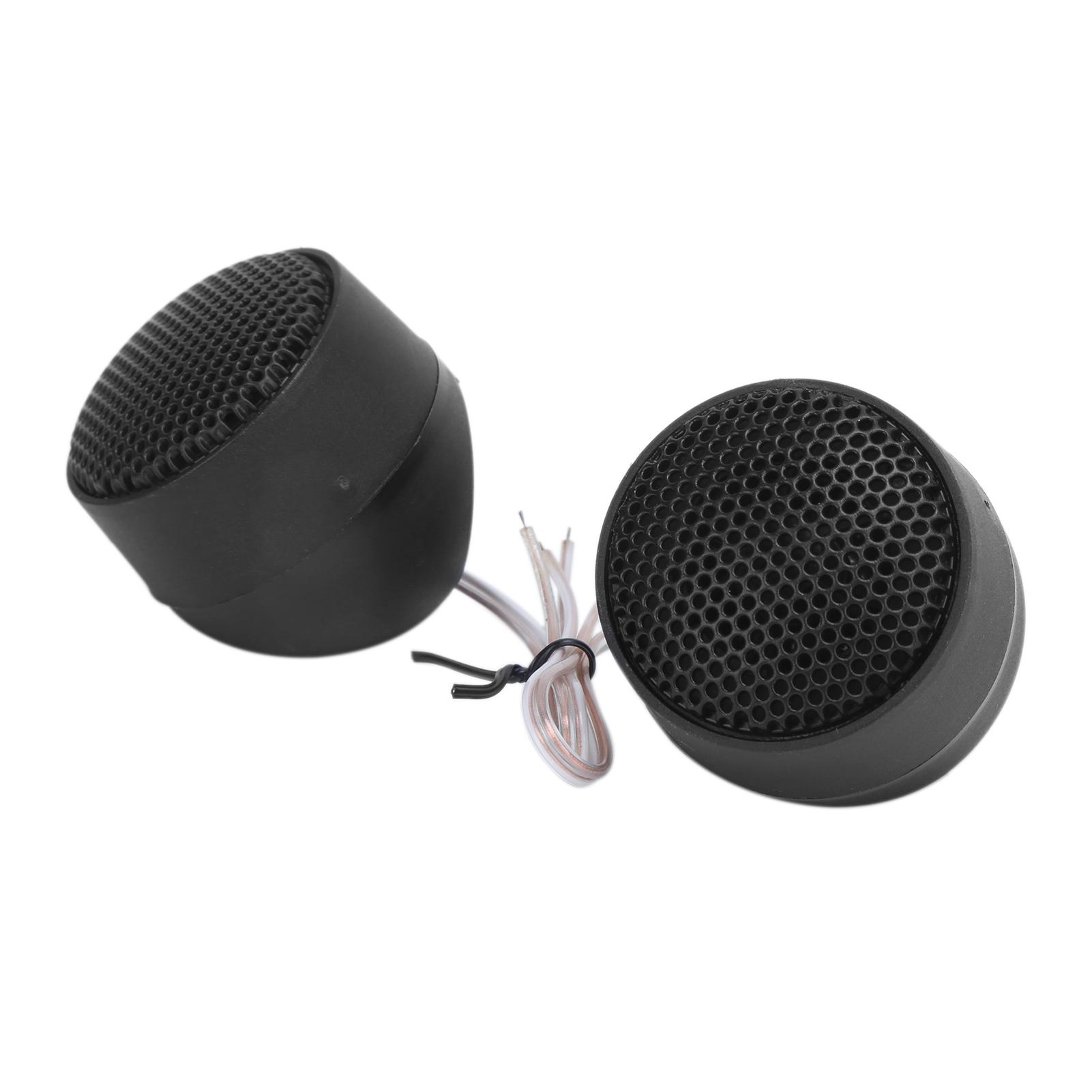 

1 пара купольных твитеров, высокоэффективные, чистый звук, громкоговоритель, универсальные для автомобильной аудиосистемы