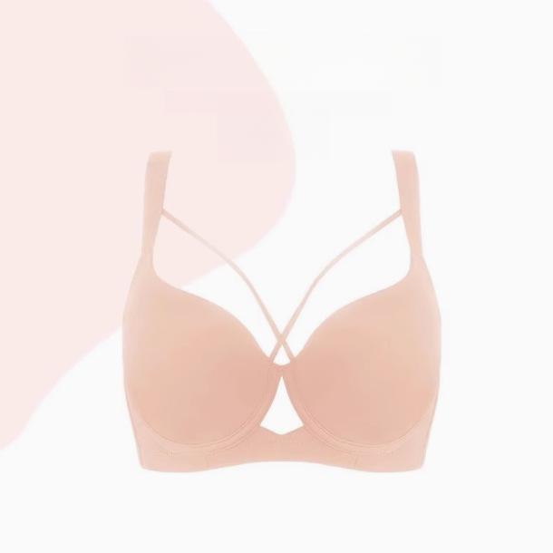 Traceless Bra Women's Plus-size Underwear Anti-sagging Lactation Gathering Bra Sexy Thin Bra Push Up Bra