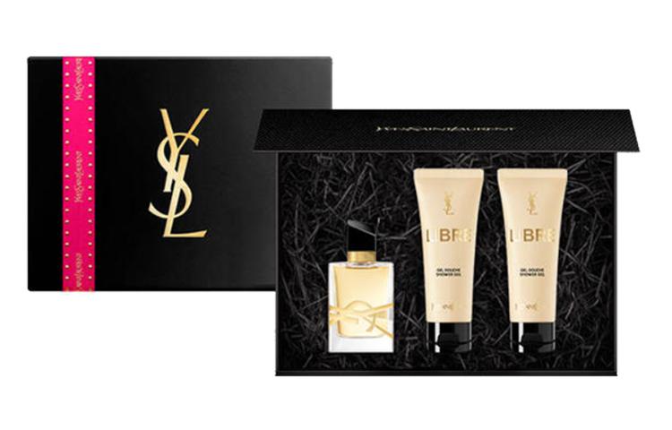 Saint Laurent Freedom Water Shower Gel Perfume Set, Fougere Eau De Parfum EDP Neroli Lavender 7.5ml+50ml*2
