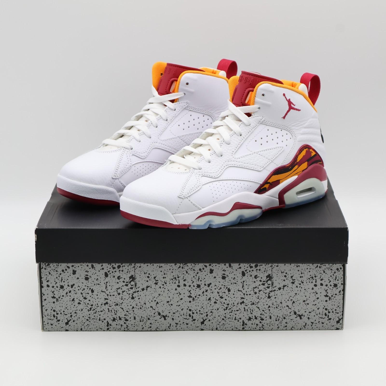 DZ4475-168 Nike Jordan MVP Белый Кардинально-красный Ярко-оранжевый Черный (Мужской) 10