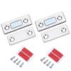 2 PAIR Ultra Thin Cabinet Magnetic Catch Adhesive Drawer Magnet Catch For Kitchen Closet Door Closing Magnetic Door Catch Closer