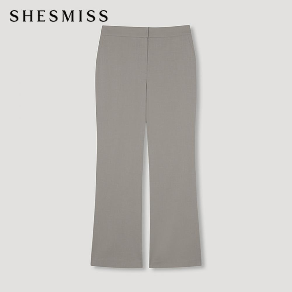 

She S miSS Back Banding Slit pantS SwwSln21010 Kh Khaki/55