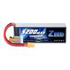 Zeee 6S LiPo Battery, 22.2V 50C 5200mAh, High-Capacity LiPo Battery with XT90 Plug, for RC Cars, Drones, and More
