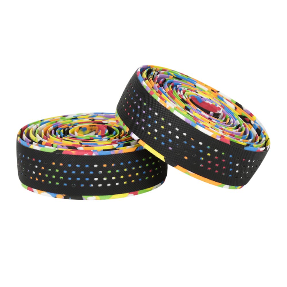 OIENNI Bicycle Bar Handlebar Tape for Road Shock Made of Easy Set of 2 Tape, Bikes, Absorbing, Lightweight, Flexible, Non-Slip, EVA, Installation,