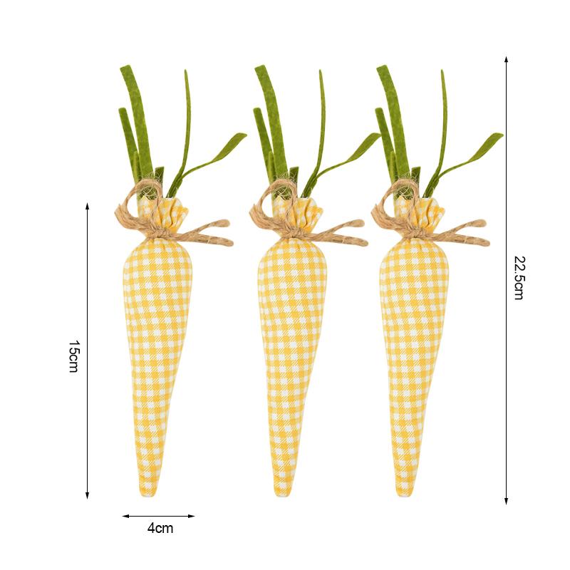 3/1pcs Nov Woven Easter Carrots Ornaments Hanging Pendant for Easter Home Decorations Supplies 2023 Kids Easter Favors Gifts Toy