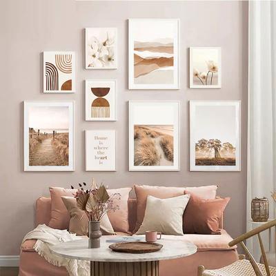 Abstract Illustrations Poster Aesthetic Bohemian Art Nature Landscape Wall Canvas Painting Print Artwork Pictures Chic Design